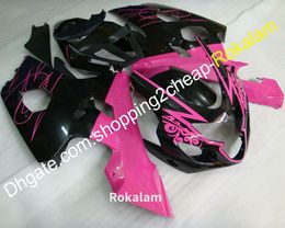 Motorcycle Parts For Suzuki GSX-R 600 750 04 05 GSXR 600 2004 GSXR600 2005 K4 ABS Body Pink Black Fairings Kit (Injection molding)