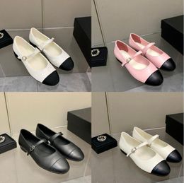 Designer Vintage Women Slippers Mary Jane Slides Sandals Autumn Retro Fragrance First Layer Sheepskin Splicing Design