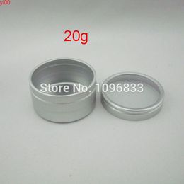 20G Aluminum Jar with Window Cap, Metal Packing Box, 20ML Jar, Empty Tins, 100pcs/Lotqualtity