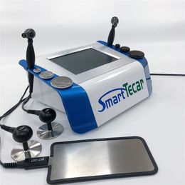 Capacitive and resisitive energy transfer physical RF equipments tecar therapy physio machine for sport injury planter fasciitis