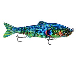 En Kaliteli 15.5 cm 38g Çoklu 4 Bölüm Balıkçılık Cazibesi Pike Lure Set Eklemli Yırtıcı Lures