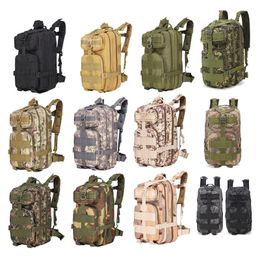 Oudoor Sports Tactical Camo 3P 25L Backpack Pack Camouflage Bag Rucksack Knapsack Assault Combat NO11-001B