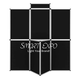 Folding Advertising Display Boards with Header and Product Shelf Portable Carry Bag