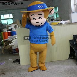 Mascot Costumes onkey CartoonDoll Clothing Adult Walking Performance Animal Doll Headgear Custom Plush Stage Performance