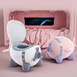 Aircraft Children Pot Soft Baby Potty Plastic Road Pot Infant Potty Training Cute Baby Toilet Safe Kids Potty Trainer Seat Chair LJ201110