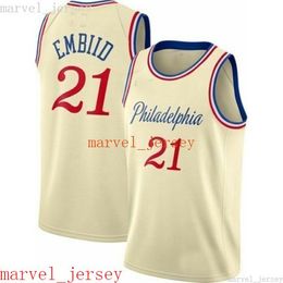 Custom Stitched Joel Embiid #21 Men's Swingman Jersey XS-6XL Throwbacks Basketball jerseys Cheap Men Women Youth