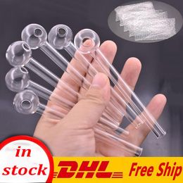 cheapest Hookahs Pyrex Glass Oil Burner pipe Mini Hand smoking water pipe bong Smoking Accessories 4inch dhl free ship