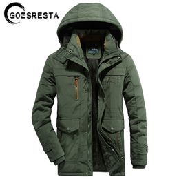 High Quality Winter Warm Thick Jacket Parkas Coat Men Casual Fleece Windbreaker Military Windproof Hat Parkas Jacket Men M-6XL 201217