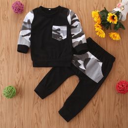 Toddler Boys Clothes Camouflage Baby Tops Pants 2PCS Sets Long Sleeve Children Boy Outfits Casual Infant Suits Baby Boutique Clothing DW6239