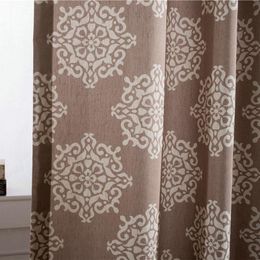 Curtain & Drapes BIGMUM Elegant Chinese Classical Print Blackout Curtains For Living Room Bedroom Kitchen Cortinas Window