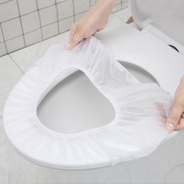 1pcs Portable Disposable Toilet Seat Covers Bacterial-proof Cover Travel Camping Bathroom Safe Hygienic Protection Cushion