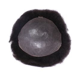 New Product Man Hair Patch Weave Unit Human Hair Wig Afro Toupee For Black Men For Black Men