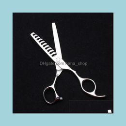 Hair Salon Care & Styling Tools Products 6 17Cm 440 Customised Logo Barber Shop Cutting Shears Thinning Hairdressing Supplies Professional S