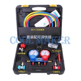compressor manifold gauge set R134a 134a R22 R12 R410a for auto air conditioning tool