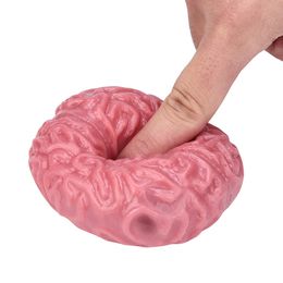 -Vente chaude TPR Soft Soft Soft Decompression cérébrale Squeeze Squeft Creative Spoof Decompression Ball jouet pour enfant adulte