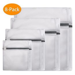 8Pcs/set Underwear Bra Wash Bag Mesh Laundry Washing Bag Clothes Organiser Portable Travel Laundry Bags For Washing Machines Y200429