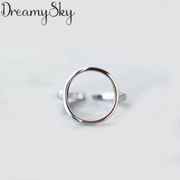 Wedding Rings Arrivals Vintage Circle For Women Large Adjustable Size Finger Ring Fashion Charm Jewellery Valentine's Day Gift1