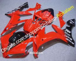 Motorbike Body Fairing Kit For Yamaha 2004 2005 2006 YZF R1 YZF-R1 YZFR1 04 05 06 Red Black Fairings (Injection molding)
