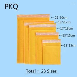 Gift Wrap 30pcs Bubble Mailers Padded Envelope Bag Small/Large Kraft Paper Plastic Bags Wholesale Retail 6.191