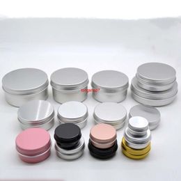 5g 30g 60g Colourful Aluminium Jars Cosmetic Pots Empty Metal Containers Tins Makeup Cream Bottle Refillable Portable Travel Setsshipping