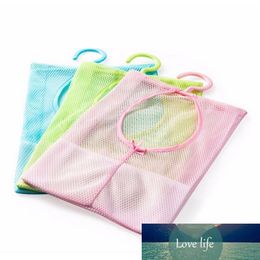 Portable Storage Net Bag Home Kitchen Bathroom Clothesline Storage Dry Doll Pillow Shelf Mesh Bag Hook Save Space Drop Shipping