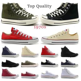 converse Classic 1970s Casual Sapatos de Lona Homens Mulheres 1970 Sneakers Low-Top Sneakers Clássico Moda Alta-Top Casal Sports Size 36-45 Atacado ZGY