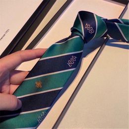 Mens Necktie Designer Ties Business Casual Women Fashion Wedding Tie Men Letters Silk Neck Ties Cravate Unisex With Box Neckwear315y