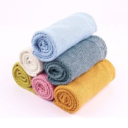 Newborn Baby Blankets Knitted Summer Girl Accessories Stroller Mat Monthly Kids Boy Bath Swaddle Wrap Cobertor Infantil Quilt LJ201105