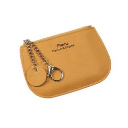 3pcs Coin Purses Women PU Letter Prints Thin Zipper Short Wallet Mix Color