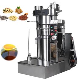YY220 Automatic Commercial Peanut Hydraulic Press Hydraulic Press Mustard Oil Press Sesame/Almond/Walnut/Olive 1500W