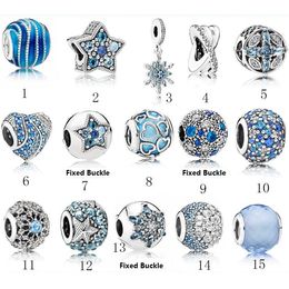 S925 Esferas de prata esterlinas Charm Beads Pulseira Nova Moda Jóias Mulheres Braceletes Beads for Jewelry