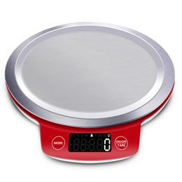 C4 Mini Kitchen Scale Digital Gram Electronic Metal Balance Measure Tools Pallet Food Diet Precision LCD 5kg/1g Y200328