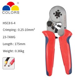 HSC8 6-4A Wire connector crimper Crimp Plier Kit Crimping Tools For Tube Terminals + Wire Stripper Crimping Pliers Set Y200321