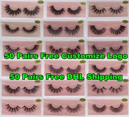 Dropshipping 3D Mink Eyelashes Faux False Eyelashes 3D Mink Lashes Soft Eye Extension Makeup Fake Eye Lashes 3D Eyelash Free Customize Logo