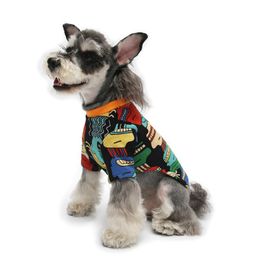 Fashion Personality Print Pet Dog Coat Hoodies Puppy Clothes Hoodie For Small Dogs Apparel Dog Clothes 201114