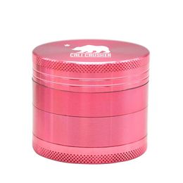 2020 New Design Metal Multi Color Zinc 50MM 4 Layers 85Gram Smoking Tool Grinder Herb Grinder Grinding Machine Dry Herb Crusher OEM