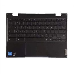 New Original 5CB0T79741 Keyboard For Lenovo 100e Chromebook 2nd Gen Palmrest Bezel Cover w/TP