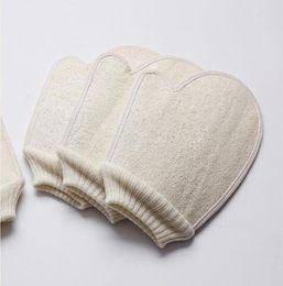 10pcs Loofah sponge bath gloves scrubbing exfoliating gloves hammam scrub mitt magic peeling gloves size16*21cm