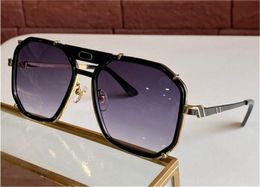 New popular men German design sunglasses 659 square retro punk frame eyewear fashion simple style with case