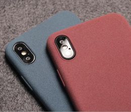 Cosy Plush Matt TPU phone case for iphone 12 Pro Max Fashion Creativity Protective Sand Texture Cover For iphone Xs Xr 11 8/7 Plus