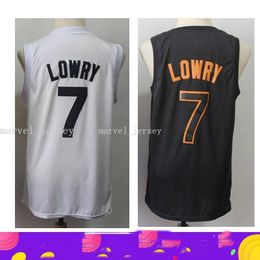 Stitched custom 2018 - 2019 Season 7 LOWRY Black Gold Jersey Vest women youth mens basketball jerseys XS-6XL NCAA