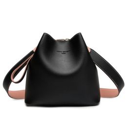 2021 Fashion Women Bag Summer Bucket Bag Women PU Leather Shoulder Bags Brand Designer Ladies Crossbody Messenger Bags Totes Sac 5744