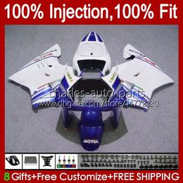 Injection For HONDA NSR250R MC28 1994 1995 1996 1997 1998 1999 102HC.37 blue white NSR 250 R PGM4 250R NSR250 R 94 95 96 97 98 99 Fairing