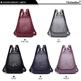 Hbp Fashion Backpacks for Women Shoulder Bags High Quality Leather Backpack Women Large Capacity School Bags for Teenage Girls2022