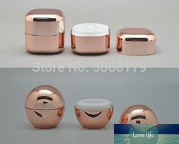 7g Plastic Rose Gold Empty Lip Balm Container, Creative Cute Lipstick Sub Package, Portable Cosmetic Lip Rouge Bottle Silver Box