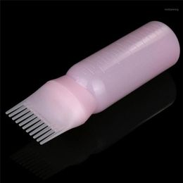 Packing Bottles 120ML Hair Dye Bottle Applicator Brush Dispensing For Salon Colouring Dyeing Dry Cleaning Refillable With Comb1