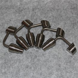 Universal Hand tools Titanium Banger Nails 14mm & 19mm Domeless Titanium Bangers 2 In 1 Gr2 Domless Ti Nail