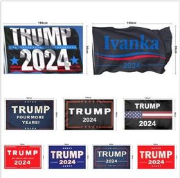 quality Trump Flag 2024 Hanging 90*150cm Trump Keep America Great Banners 3x5ft Digital Print Donald Trump Flag 20 Colours Decor Banner Flags