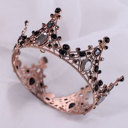 Gold Princess Headwear Chic Bridal Tiaras Accessories Stunning Crystals Pearls Wedding Tiaras And Crowns 1207