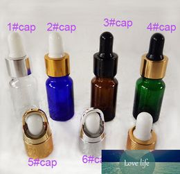 50pcs 15ml blue glass Essential oil empty bottles with glass droppers diy for perfume essential oil and liquid